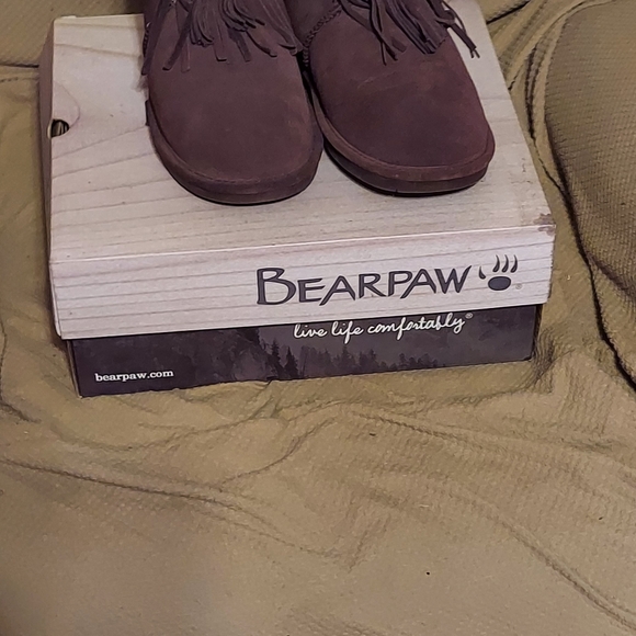 Bearpaw suede  boots with neverwet size 9w - Picture 5 of 5